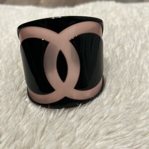 Chanel CC Logo Cuff Bangle
